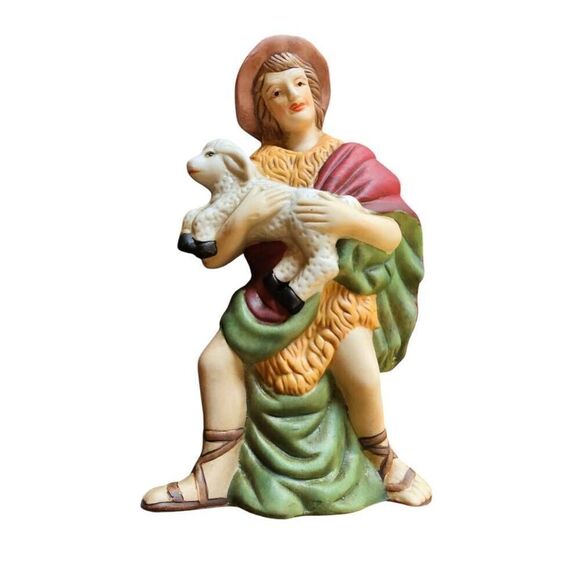 11 piece hand painted ceramic Nativity Scene Christmas Jesus - Picture 10 of 14